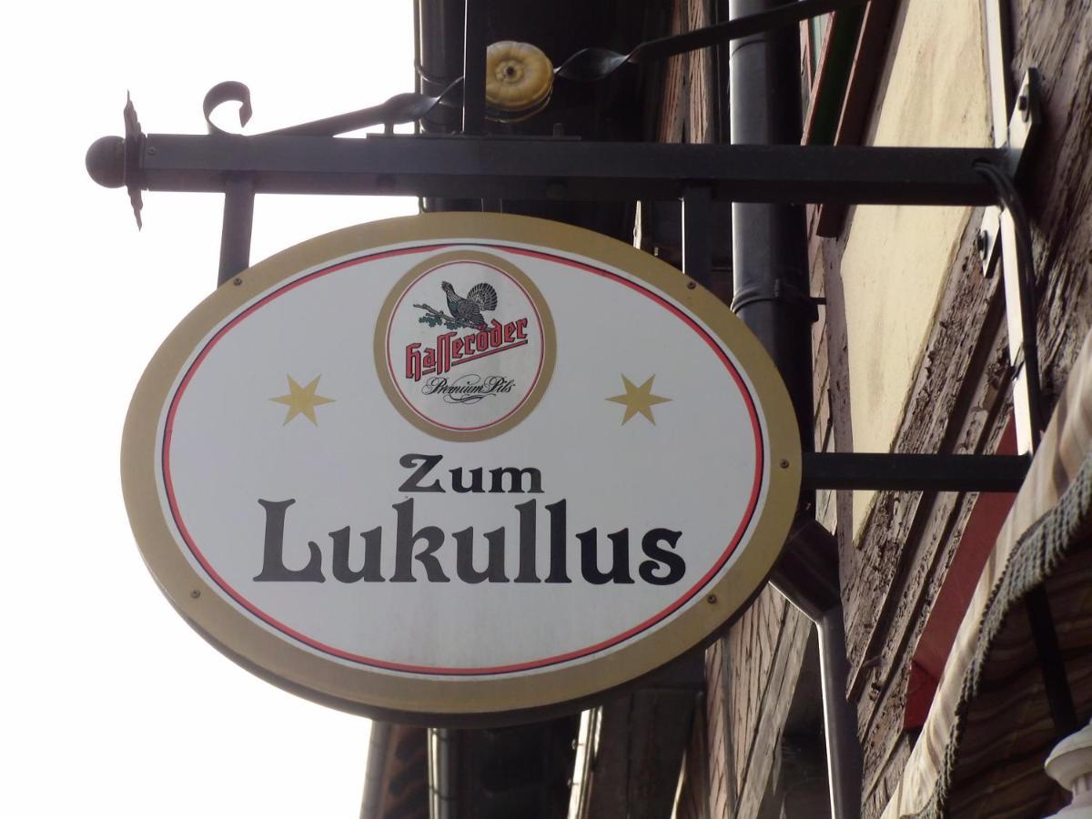 Pension Zum Lukullus Wernigerode Exterior foto